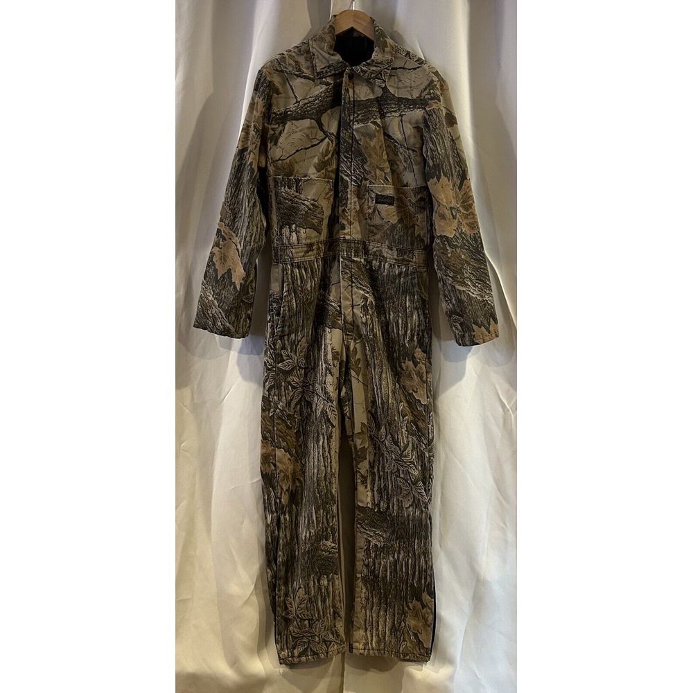 VTG Liberty Camouflage Hunting Cotton Coveralls Realtree‎ Coveralls Men's M Tall